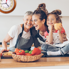 Load image into Gallery viewer, Kitchen Wall Clock with day of the week