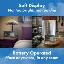 Load image into Gallery viewer, Atomic DayClock 10" Display with Black Frame