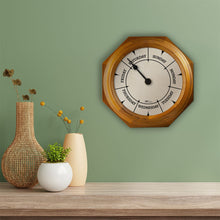 Load image into Gallery viewer, DayClocks Day-of-the-Week 10" Wall Clock with Oak Wood Frame