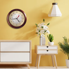 Load image into Gallery viewer, DayClocks Time & Day-of-the-Week 13" Wall Clock with Walnut Accent