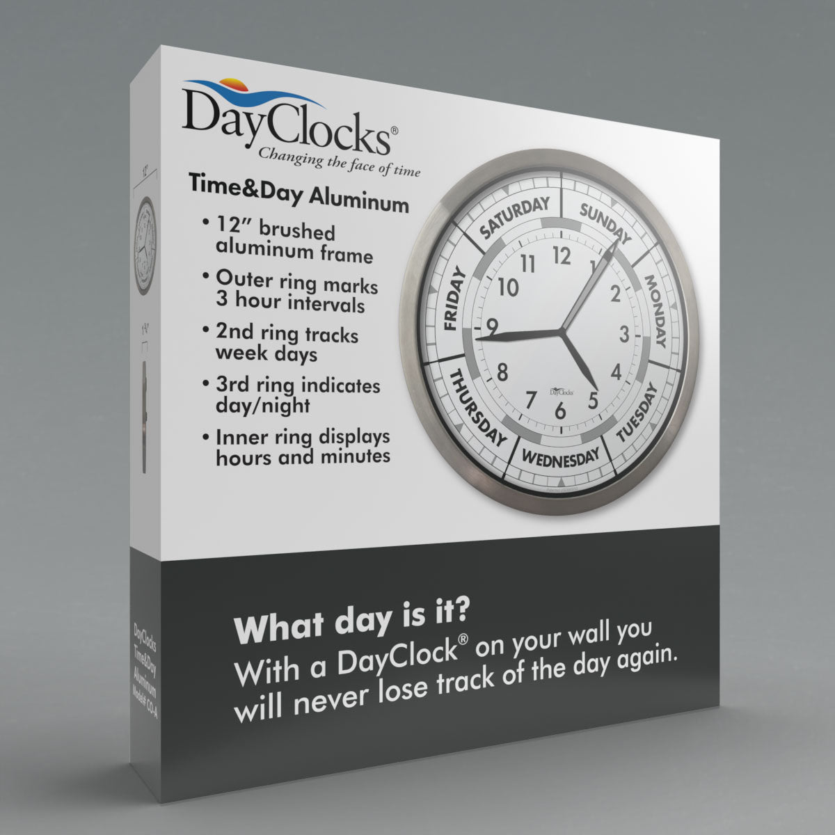 DayClocks Time & Day-of-the-Week 12