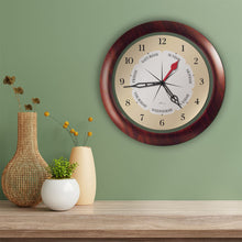 Load image into Gallery viewer, DayClocks Time &amp; Day-of-the-Week 13&quot; Wall Clock with Walnut Accent
