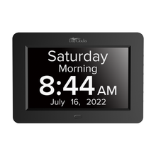 Load image into Gallery viewer, Digital DayClock by DayClocks® 8&quot; Display with Black Frame
